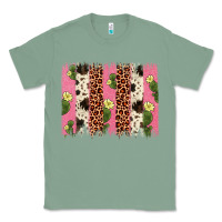 Sage cactus leopard cowhide brush stroke Classic Tee - Artiststas