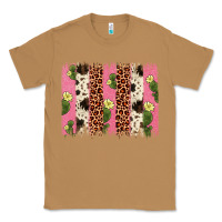 Toasted Coconut cactus leopard cowhide brush stroke Classic Tee - Artiststas