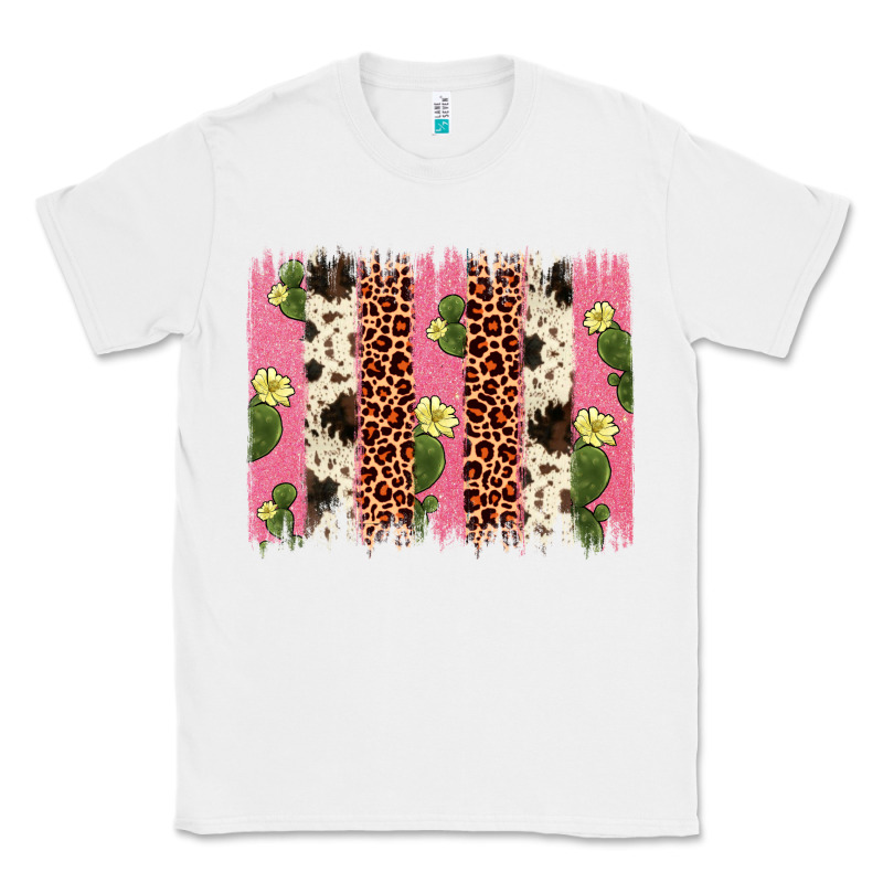 Cactus Leopard Cowhide Brush Stroke Classic Tee by Artiststas | Teevron