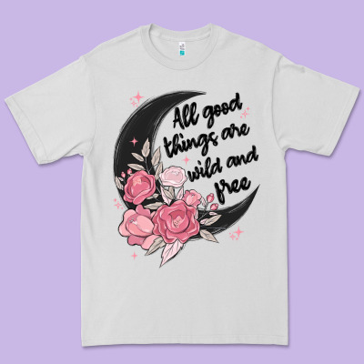 All Good Things Are Wild And Free Premium Tee Designed By Maliassmallbusiness