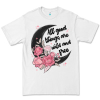 White all good things are wild and free Premium Tee - MaliasSmallBusiness