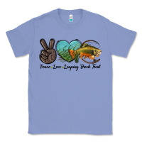 Colony Blue Peace Love Leaping Brook Trout Classic Tee - LillyAllenDesigns
