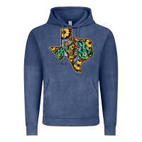 Vintage Denim Western Texas Map Vintage Hoodie - Bettercallsaul