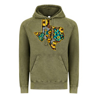 Vintage Olive Western Texas Map Vintage Hoodie - Bettercallsaul