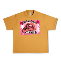 Peanut Butter Valentine Sloth Urban Heavy Tee - Bettercallsaul
