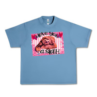 Pebble Blue Valentine Sloth Urban Heavy Tee - Bettercallsaul