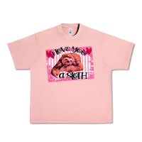 Salmon Valentine Sloth Urban Heavy Tee - Bettercallsaul
