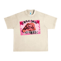 Sandshell Valentine Sloth Urban Heavy Tee - Bettercallsaul