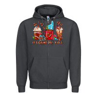 Smoke American Football Coffee Cup Zipper Hoodie - FaDigitalArtStudio