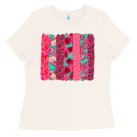 Bone valentines day brushstroke Ladies Tee - NancyCooperArtShop