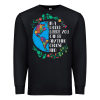 Black Autism Awareness Kindness Puzzle Earth Premium Sweatshirt - CowhideDigitalArt
