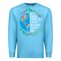 Ocean Blue Autism Awareness Kindness Puzzle Earth Premium Sweatshirt - CowhideDigitalArt