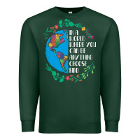 Sports Green Autism Awareness Kindness Puzzle Earth Premium Sweatshirt - CowhideDigitalArt
