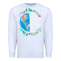 White Autism Awareness Kindness Puzzle Earth Premium Sweatshirt - CowhideDigitalArt