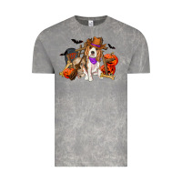 Cloud Rock Halloween beagle dog Vintage Tee - RanaPortraitStore
