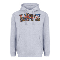 Heather Grey love american sunflower Heavyweight Hoodie - BundleAndBundleShop