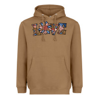 Toasted Coconut love american sunflower Heavyweight Hoodie - BundleAndBundleShop