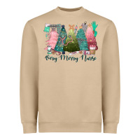 Mushroom verry merry nurse Heavyweight Sweatshirt - CowGirlArtShop