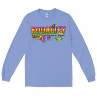 Colony Blue Equality hurts no one Long Sleeve Tee - NancyCooperArtShop