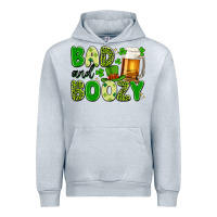 Heather Grey bad and boozy Urban Hoodie - Artiststas