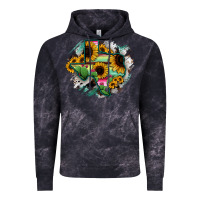 Cloud Black Texas Map Sunflower Cactus Serape Vintage Hoodie - RanaPortraitStore