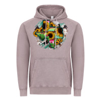 Texas Map Sunflower Cactus Serape Vintage Hoodie | Teevron