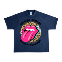 Navy Always savage never average Urban Heavy Tee - Bettercallsaul