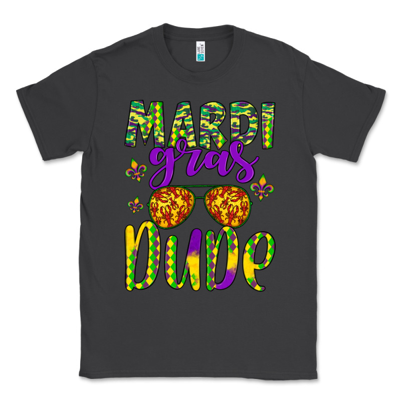 Mardi Gras Dude Classic Tee by Artiststas | Teevron