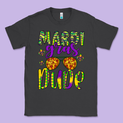 Mardi Gras Dude Classic Tee Designed By Artiststas