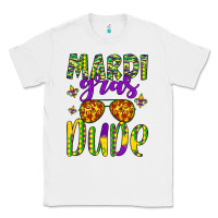 White mardi gras dude Classic Tee - Artiststas