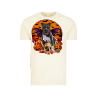 Vintage Arctic halloween pitbull dog Vintage Tee - RanaPortraitStore