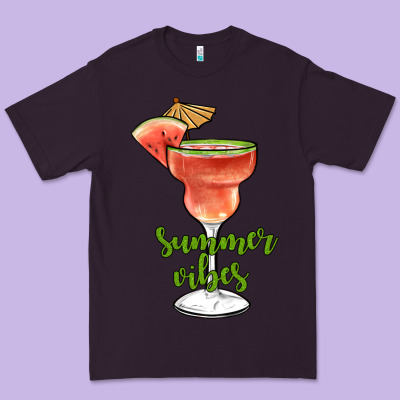 Summer Vibes Premium Tee Designed By Jahusdesignshop