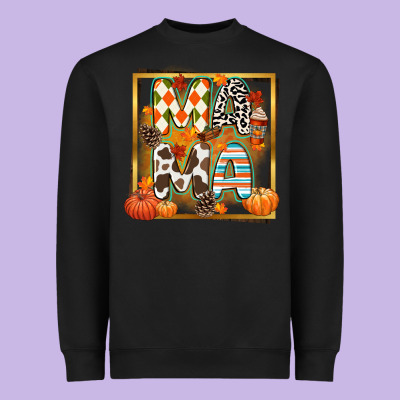 Fall Mama Heavyweight Sweatshirt Designed By Cowgirlartshop