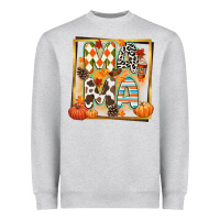 Heather Grey fall mama Heavyweight Sweatshirt - CowGirlArtShop