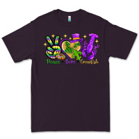 Plum peace love crawfish Premium Tee - NancyCooperArtShop