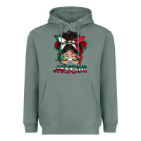Sage mexicana messy bun mama Heavyweight Hoodie - BundleAndBundleShop