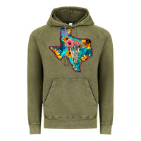 Vintage Olive Western Sunflower, Rose, Gemstsone, Turquoise Bull Skull Vintage Hoodie - Bettercallsaul