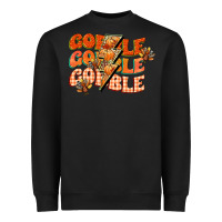 Black gobble gobble gobble Heavyweight Sweatshirt - CowGirlArtShop