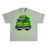 Oil Green St Patrick's Day Truck Urban Heavy Tee - Bettercallsaul