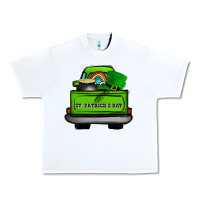 White St Patrick's Day Truck Urban Heavy Tee - Bettercallsaul