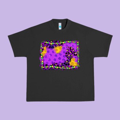 Mardi Gras Background Urban Heavy Tee Designed By Jahusdesignshop