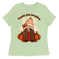 Matcha Pumpkin spice every thing Ladies Tee - NancyCooperArtShop