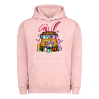 Pigment Salmon school bus easter Urban Hoodie - Artiststas