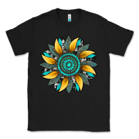 Black sunflower gemstone leopard Classic Tee - Artiststas