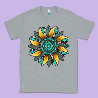 Sunflower Gemstone Leopard Classic Tee Designed By Artiststas