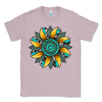 Lilac sunflower gemstone leopard Classic Tee - Artiststas