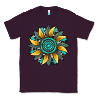 Plum sunflower gemstone leopard Classic Tee - Artiststas