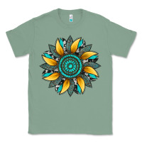 Sage sunflower gemstone leopard Classic Tee - Artiststas