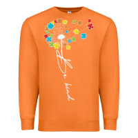 Carrot Dandelion Autism Puzzle Be Kind Premium Sweatshirt - CowhideDigitalArt