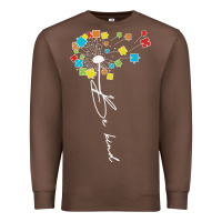 Chestnut Dandelion Autism Puzzle Be Kind Premium Sweatshirt - CowhideDigitalArt